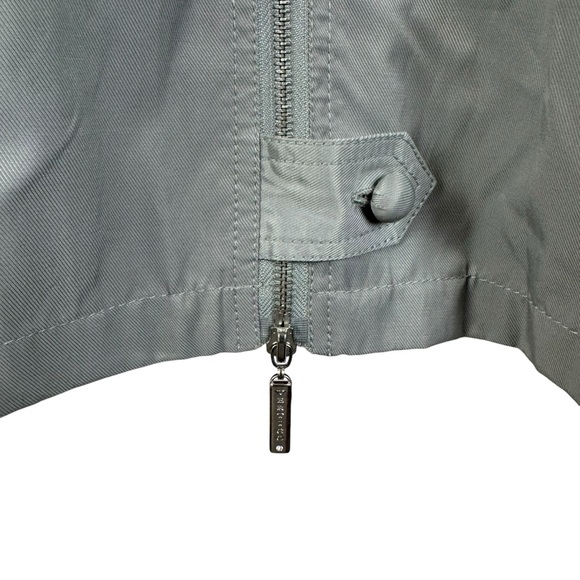 Vertigo Paris Jacket Ruffle Neckline Dusty Green Size Medium - Picture 7 of 11